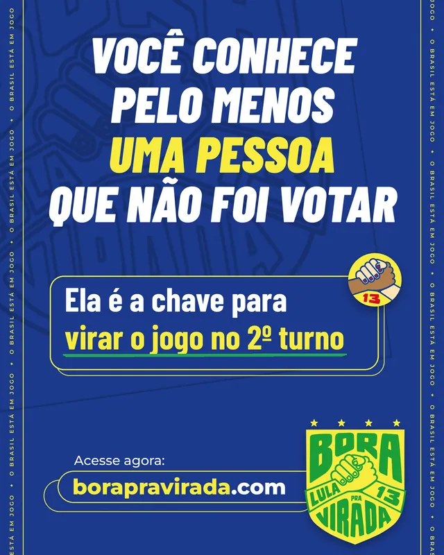 Você conhece pelo menos uma pessoa que não foi votar