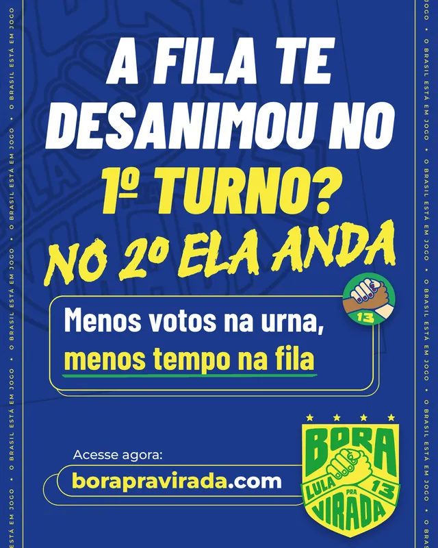 A fila te desanimou no 1º turno? No 2º ela anda