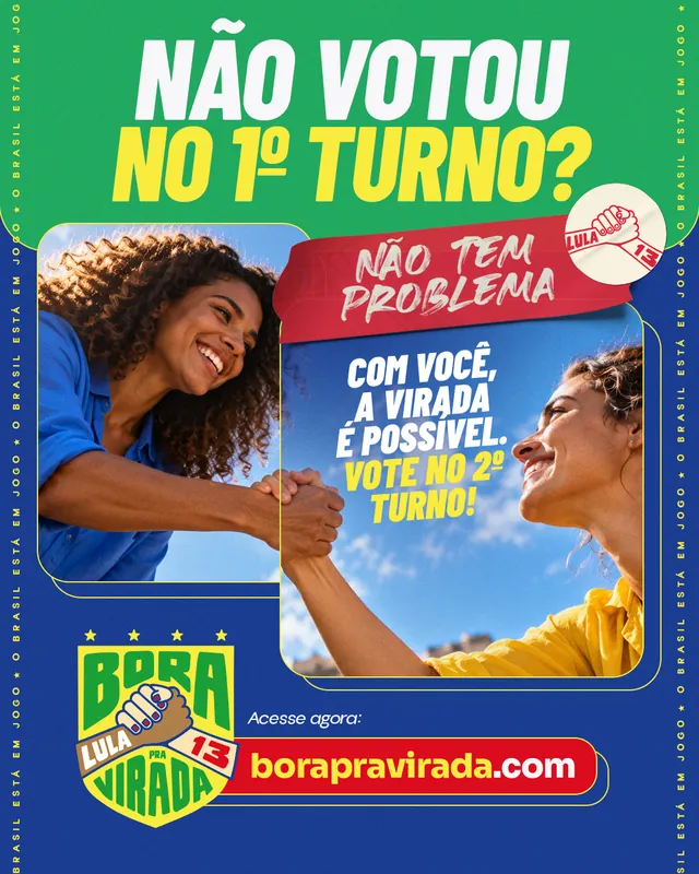 Não votou no 1º turno? Não tem problema
