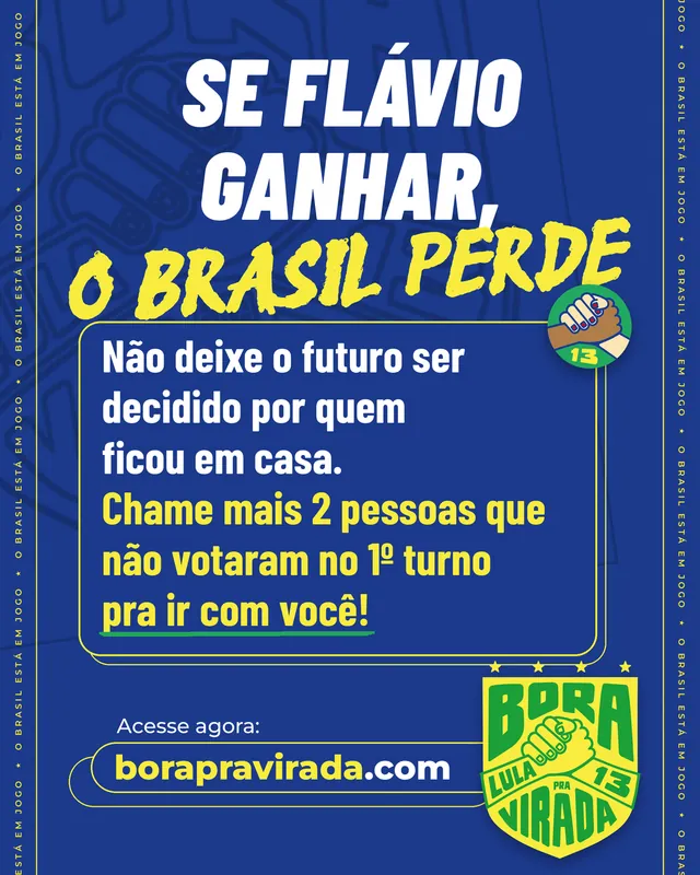 Se Flávio ganhar, o Brasil perde