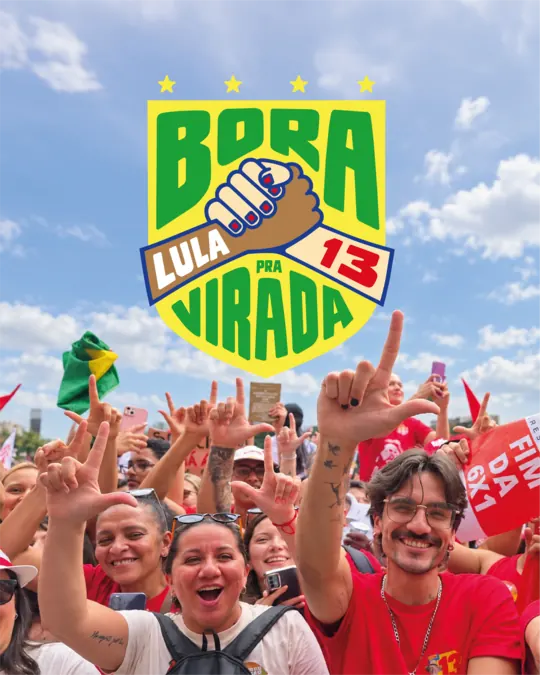 O brasão da virada