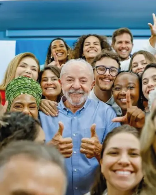 Lula com o povo
